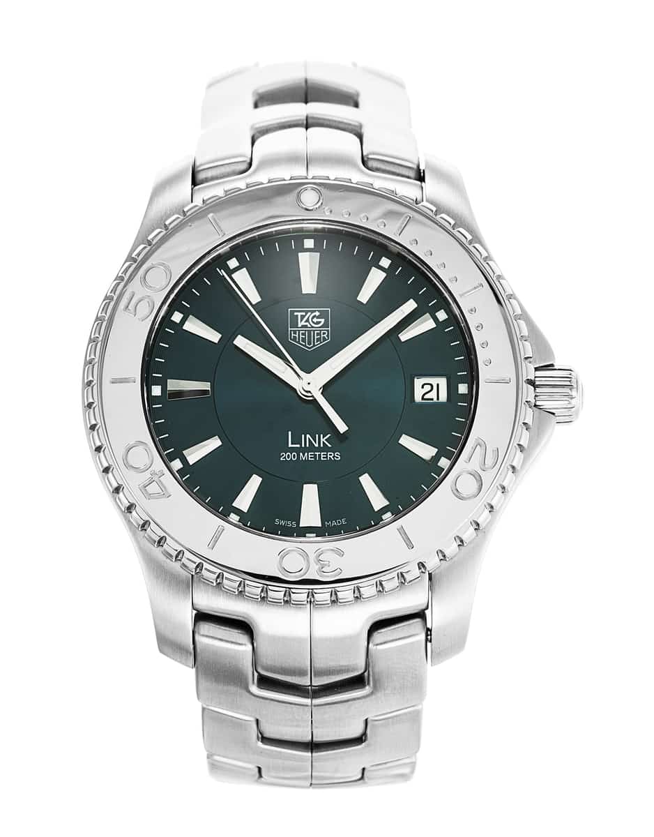 Tag Heuer Link Blue Baton Dial Bracelet Strap